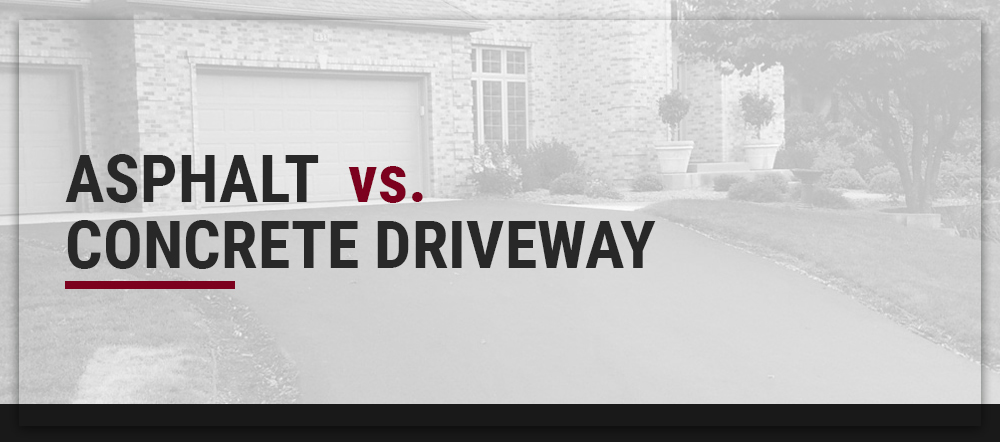 asphalt vs. concerete driveways in Central PA